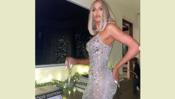 Το εντυπωσιακό φόρεμα που φόρεσε η Κλόε Καρντάσιαν την παραμονή των Χριστουγέννων με την υπογραφή της Σήλιας Κριθαριώτη