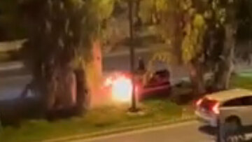 Τροχαίο Τζώρτζη Μονογυιού: Βίντεο δείχνει να ανοίγουν την πόρτα του συνοδηγού ενώ η Ferrari φλέγεται