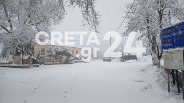 Κρήτη: Η κακοκαιρία «Ελπίς» το έστρωσε και στα Χανιά - Δειτε φωτογραφίες