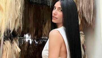 Η Ηλιάνα Παπαγεωργίου έγινε μαυρομάλλα