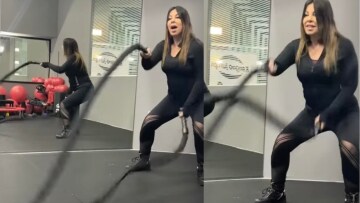 Η Άντζελα Δημητρίου «τα δίνει όλα» στο crossfit... γιατί μπορεί