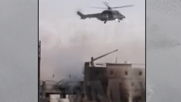 Φωτιά σε πλοίο στην Κέρκυρα: Άνδρες της ΕΜΑΚ κατεβαίνουν στο Euroferry Olympia με Super Puma