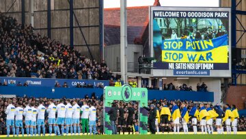  Η Έβερτον ανέστειλε τις εμπορικές χορηγίες με τις ρωσικές εταιρείες 