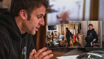 Εμανουέλ Μακρόν: Το «ανθρώπινο» πρόσωπο του Γάλλου προέδρου - Aξύριστος, ανήσυχος, με μαύρους κύκλους