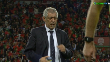 Πορτογαλία - Τουρκία: Ο Σάντος έβγαλε τσιγάρο μετά την πρόκριση