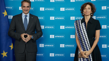 Επικοινωνία Μητσοτάκη με την γενική διευθύντρια της UNESCO για τον βανδαλισμό στην Αγία Σοφία