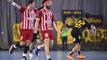 Χάντμπολ ανδρών, ΑΕΚ - Ολυμπιακός 26-29: Break στην παράταση και 1-0 στους τελικούς 