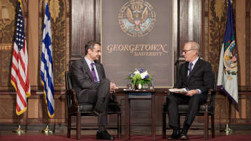 Μητσοτάκης στο Georgetown University: Θα γυρίσουν μπούμερανγκ στην Τουρκία οι απειλές για μπλόκο στην ένταξη Σουηδίας και Φινλανδίας στο ΝΑΤΟ