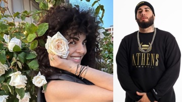 Η Μαρία Σολωμού ποζάρει topless στην αγκαλιά του Mente Fuerte