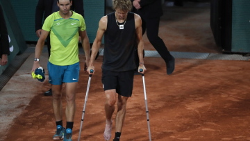 Ζβέρεφ: Η πρώτη δήλωση μετά τον σοκαριστικό τραυματισμό