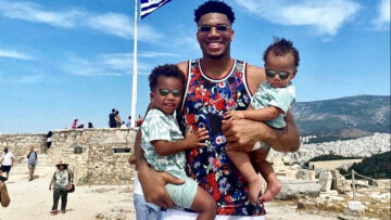 Γιάννης Αντετοκούνμπο: Τα παιχνίδια με τον γιο του στη Μύκονο