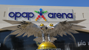 ΑΕΚ: Εντυπωσιακές φωτογραφίες από την είσοδο της OPAP Arena 