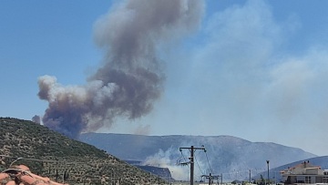 Αναζωπύρωση της φωτιάς στην Ιτέα