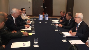 Παναγιωτόπουλος: Συναντήθηκε με τον υπουργό Άμυνας του Ισραήλ, Μπένι Γκαντζ