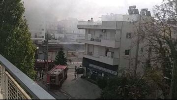 Φωτιά κοντά στο κτήμα Βορρέ στο Μαρούσι 