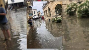 Άνοιξαν οι ουρανοί στο Ρέθυμνο: Διακοπές ρεύματος, ποτάμια οι δρόμοι από την καταιγίδα - Βίντεο