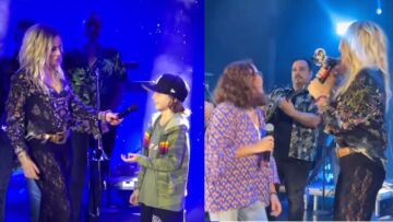 Άννα Βίσση: Οικογενειακή υπόθεση η χθεσινή της συναυλία - Στη σκηνή ο εγγονός και η αδερφή της