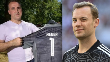 Ο τσιγκούνης Νόιερ - Ταξιτζής έκανε 120 χιλιόμετρα, για να του επιστρέψει το πορτοφόλι του κι εκείνος του χάρισε... μία φανέλα!