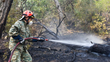 Νέα αναζωπύρωση στη Δαδιά: Δεν κινδυνεύει το χωριό, εκκενώθηκε το μοναστήρι