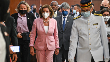 Έφτασε στην Ταϊβάν η Νάνσι Πελόζι - Δείτε βίντεο