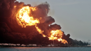 Κούβα: Εκτός ελέγχου παραμένει η καταστροφική πυρκαγιά σε δεξαμενές πετρελαίου