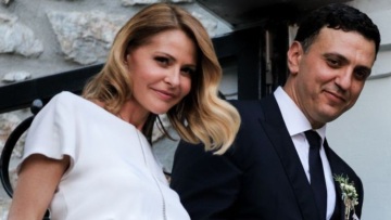 Βασίλης Κικίλιας - Τζένη Μπαλατσινού: Στη Λέρο με τον γιο τους