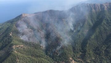 Φωτιά στη Θάσο: Σε περίπου 1.310 στρέμματα περιορίστηκε η καμένη έκταση