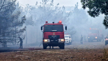 Οριοθετήθηκε η φωτιά στο Σέιχ Σου - Έκαψε 30 στρέμματα - Δείτε βίντεο