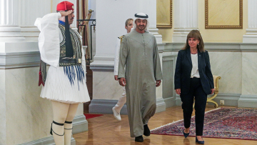 Σακελλαροπούλου: Υποδέχθηκε τον πρόεδρο των Εμιράτων