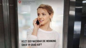 Ελβετία: Ψεύτικες αφίσες καλούν τους πολίτες να... «καταδίδουν» ενεργειακά σπάταλους γείτονες