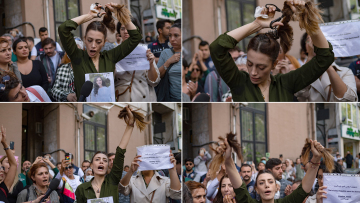 Κωνσταντινούπολη: Γυναίκες πολιόρκησαν το ιρανικό προξενείο - Διαμαρτύρονταν για το θάνατο της Μαχσά Αμινί