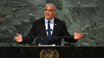 ΟΗΕ - Ιστορική ομιλία Λαπίντ: Είμαστε υπέρ μιας ειρηνικής λύσης δύο κρατών με την Παλαιστίνη