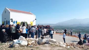 Αρκαλοχώρι: Ένας χρόνος από τον σεισμό - Εγκαίνια του Ναού του Προφήτη Ηλία που είχε καταρρεύσει