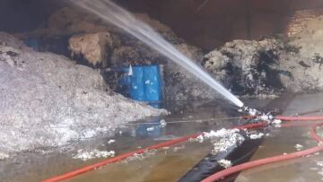 Φωτιά σε εκκοκκιστήριο των Φαρσάλων