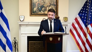 Χαρδαλιάς: Την ισχυροποίηση της στρατηγικής σχέσης Ελλάδας-ΗΠΑ έβαλε στο «τραπέζι» του Στέιτ Ντιπάρτμεντ