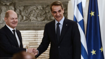 Μητσοτάκης - Σόλτς: «Η Γερμανία από τους πρώτους επενδυτές» - «Εξαιρετικές οι οικονομικές συνθήκες στην Ελλάδα»