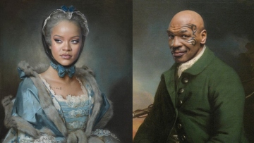 Ριάνα, Μάικ Τάισον και άλλοι διάσημοι, έγιναν πίνακες της... Αναγέννησης