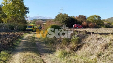 Απανθρακωμένη σορός άνδρα εντοπίστηκε σε αγροτική έκταση στη Λιβαδειά