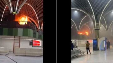 Ιράκ: Φωτιά εκδηλώθηκε στο αεροδρόμιο της Βαγδάτης - Δείτε βίντεο