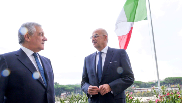 Ιταλία: Συνάντηση Δένδια με τον Ιταλό ΥΠΕΞ - «Αδικαιολόγητες οι τουρκικές προκλήσεις σε βάρος της Ελλάδας»