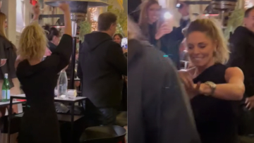 Κατερίνα Λάσπα: Χορεύει στους ρυθμούς του ύμνου του ΠΑΣΟΚ - Δείτε βίντεο