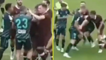 Φιλικό... ξύλο και διακοπή στο ματς Αλμερία-Χαρτς - Δείτε βίντεο