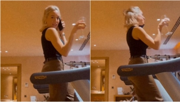 Καλομοίρα: Κάνει διάδρομο με... τακούνια και ένα ποτήρι κρασί - Δείτε το βίντεο