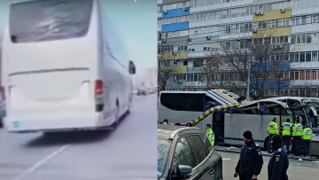 Ρουμανία: Βίντεο-ντοκουμέντο - Δευτερόλεπτα πριν το δυστύχημα, ο οδηγός του λεωφορείου αλλάζει λωρίδα!
