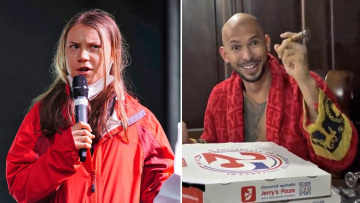 Γκρέτα Τούνμπεργκ για τη σύλληψη του Άντριου Τέιτ - «Αυτά παθαίνεις όταν δεν ανακυκλώνεις το κουτί της πίτσας»