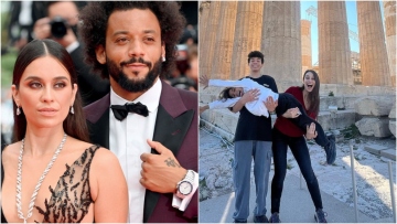 Κλαρίς Άλβες: Στην Ακρόπολη με τους γιους της η σύζυγος του Μαρσέλο