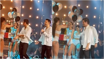 Σάκης Ρουβάς: Η έκπληξη του Κωνσταντίνου Αργυρού για τα γενέθλιά του - Δείτε το βίντεο