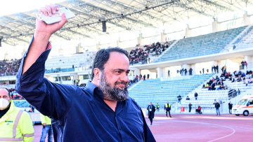 Στον Βόλο για το παιχνίδι του Ολυμπιακού ο Μαρινάκης 