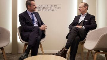 Μητσοτάκης - Νταβός: Συναντήσεις με επιχειρηματικούς παράγοντες στο περιθώριο του Οικονομικού Φόρουμ