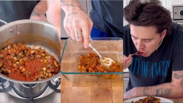 Μπρούκλιν Μπέκαμ: Το παλεύει με τη μαγειρική αλλά δεν πείθει